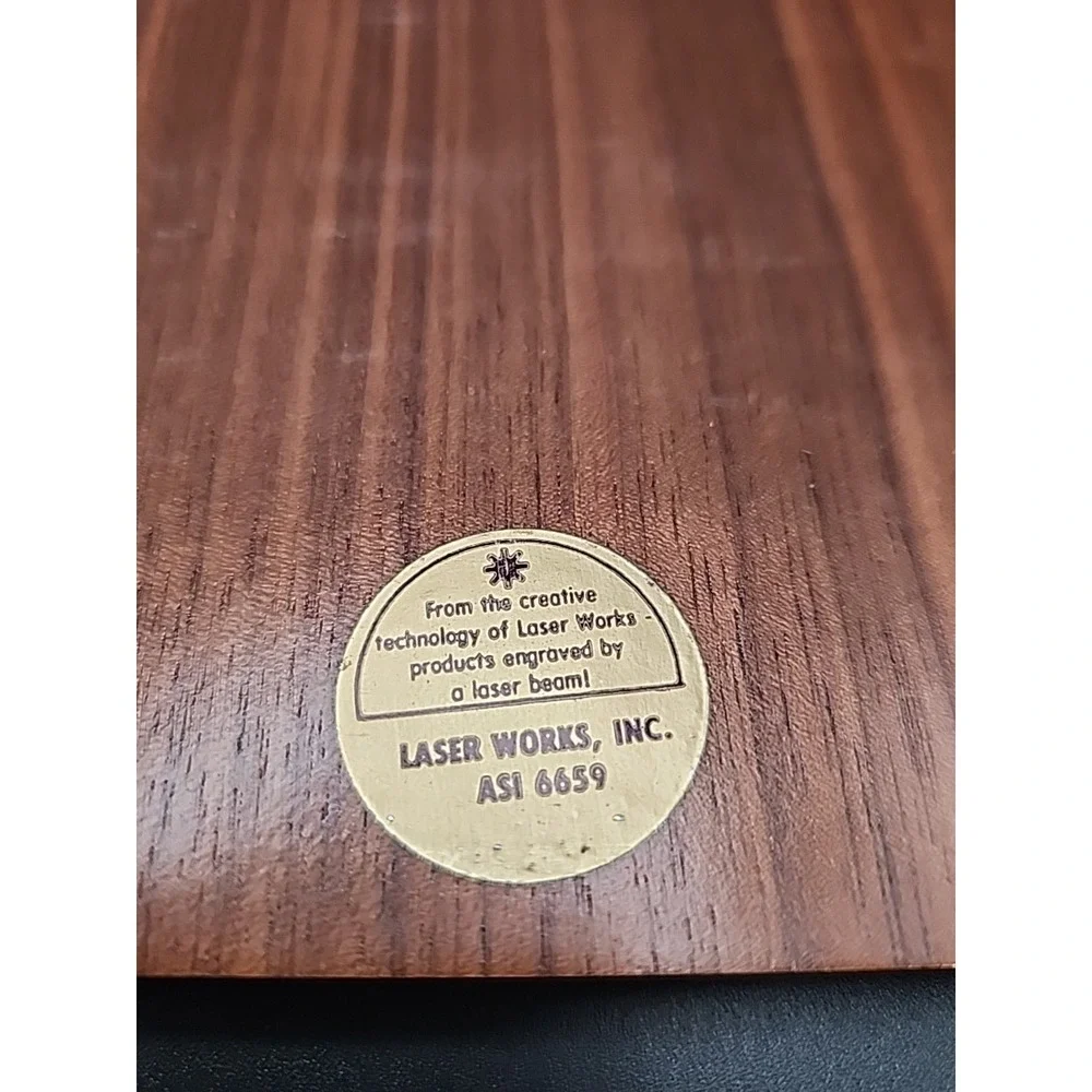 Laser Works Inc vintage commemorative